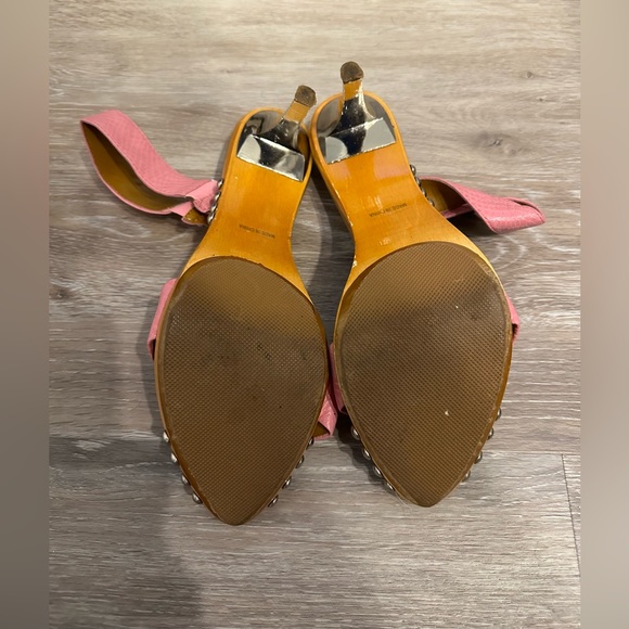 Dollhouse ankle strap studded pumps are a size 10. - Picture 3 of 11